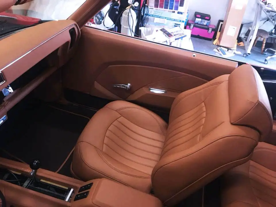 Black Vs Tan Leather Car Interior