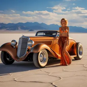 Discover the Timeless Charm of Woman Classic Hot Rod Cars 