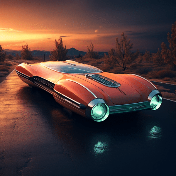 Retro Futuristic Cars