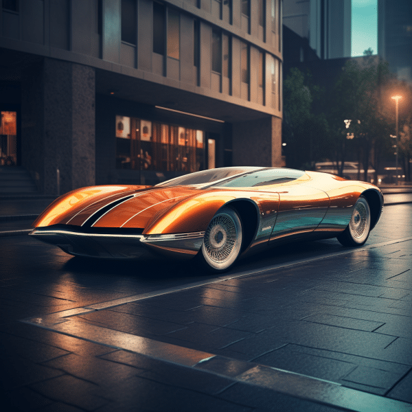 Retro Futuristic Cars