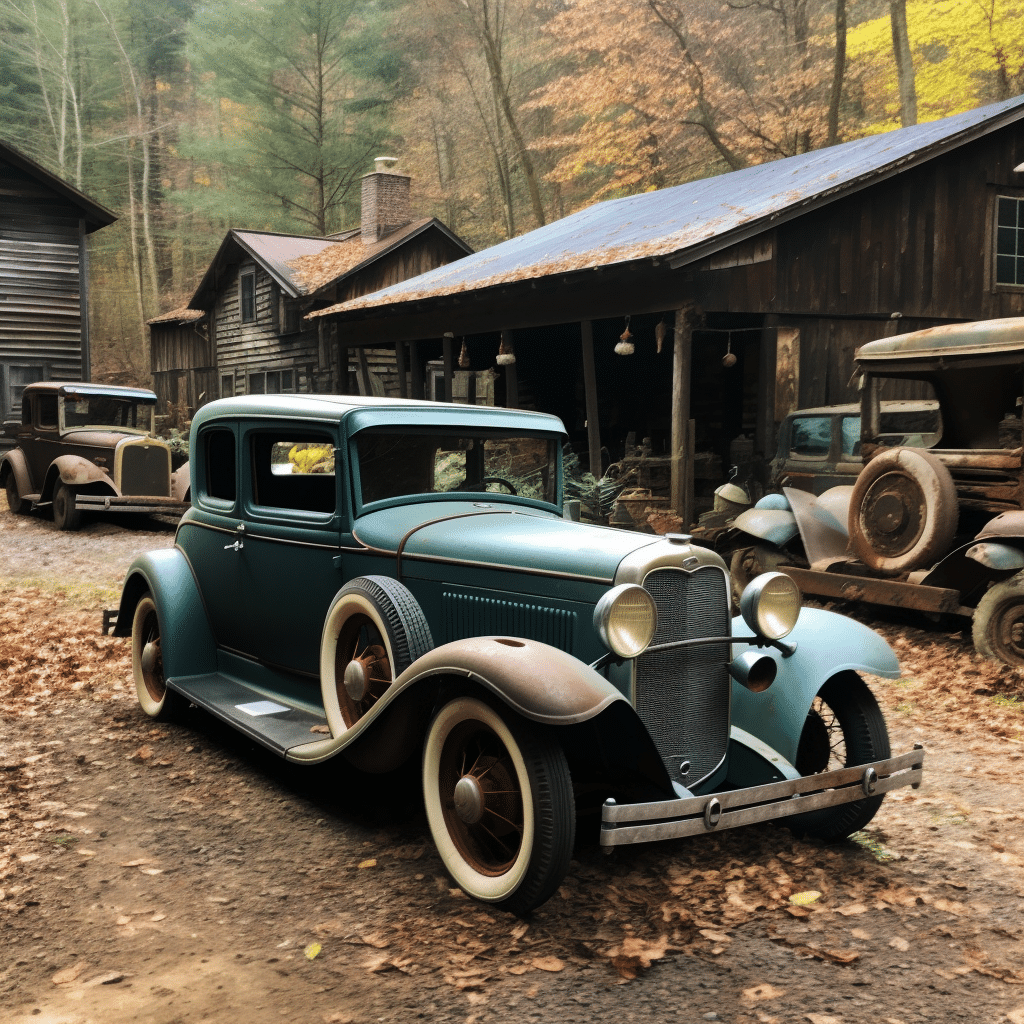 Antique cars in West Virginia