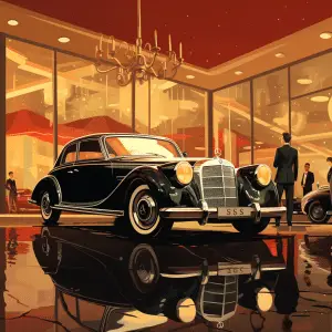 Saul's Mercedes luxury