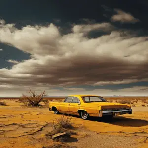 Saul's yellow car