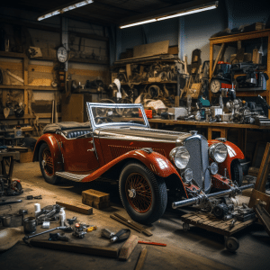 Classic car restoration