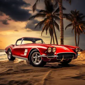 Red classic cars appeal