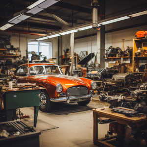 Classic car restoration