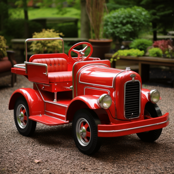 Reviving Nostalgia: Vintage Fire Truck Pedal Cars