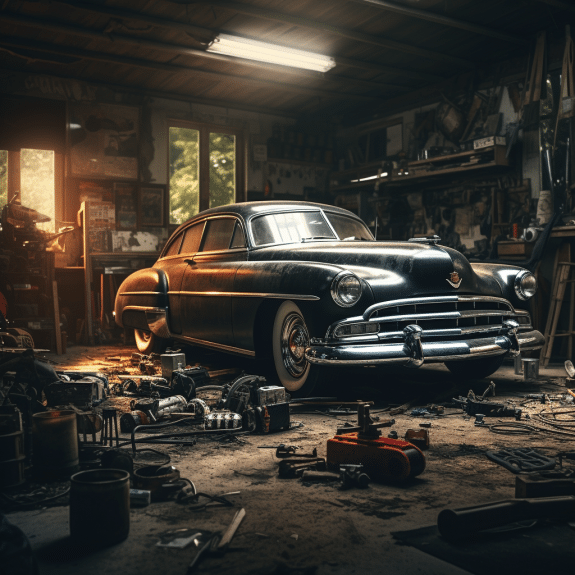 Classic car maintenance