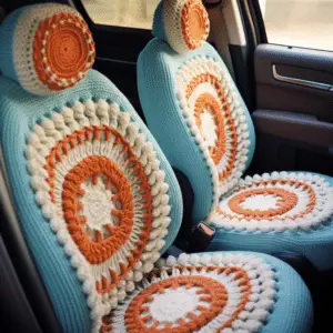 Crochet car accessories