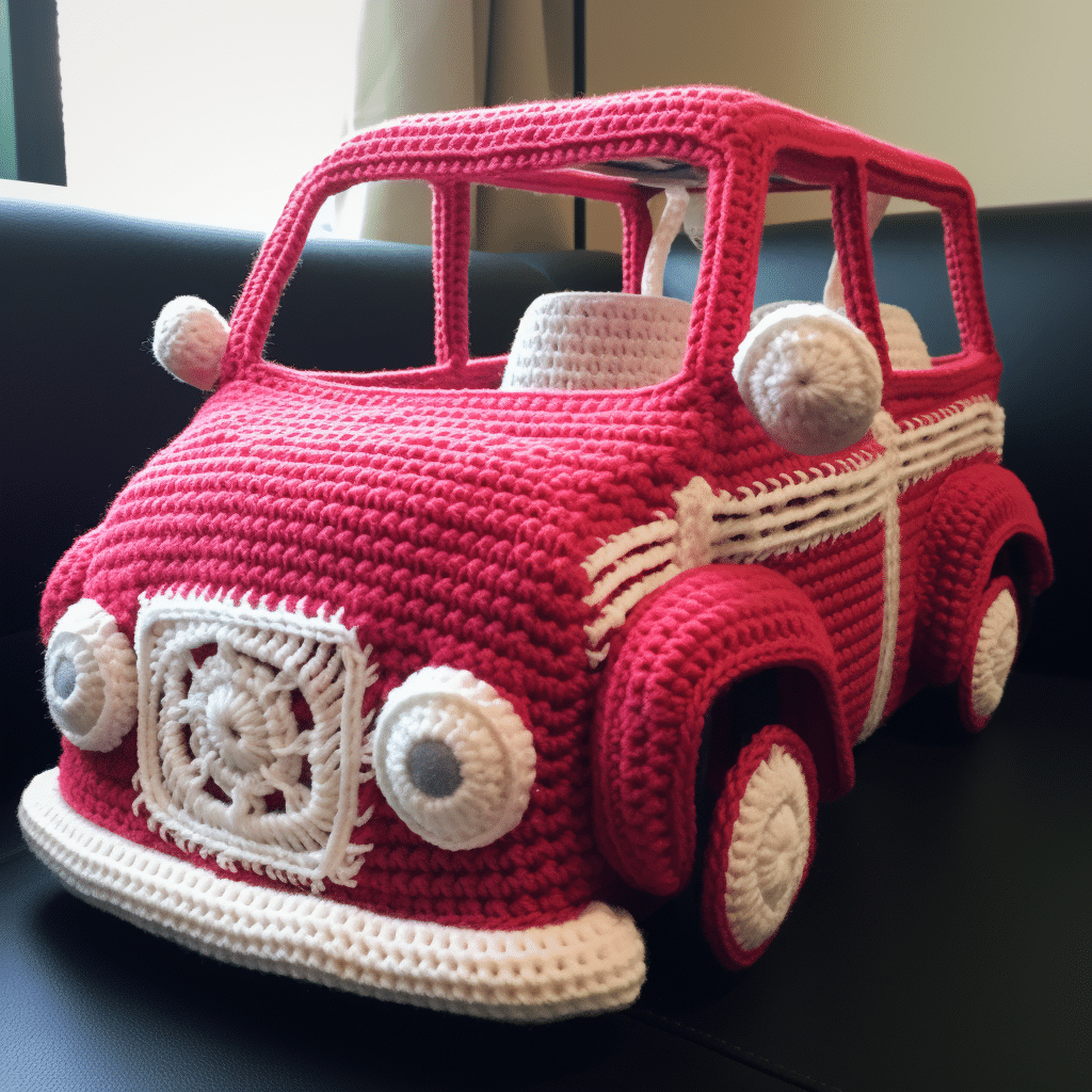 Crochet car accessories