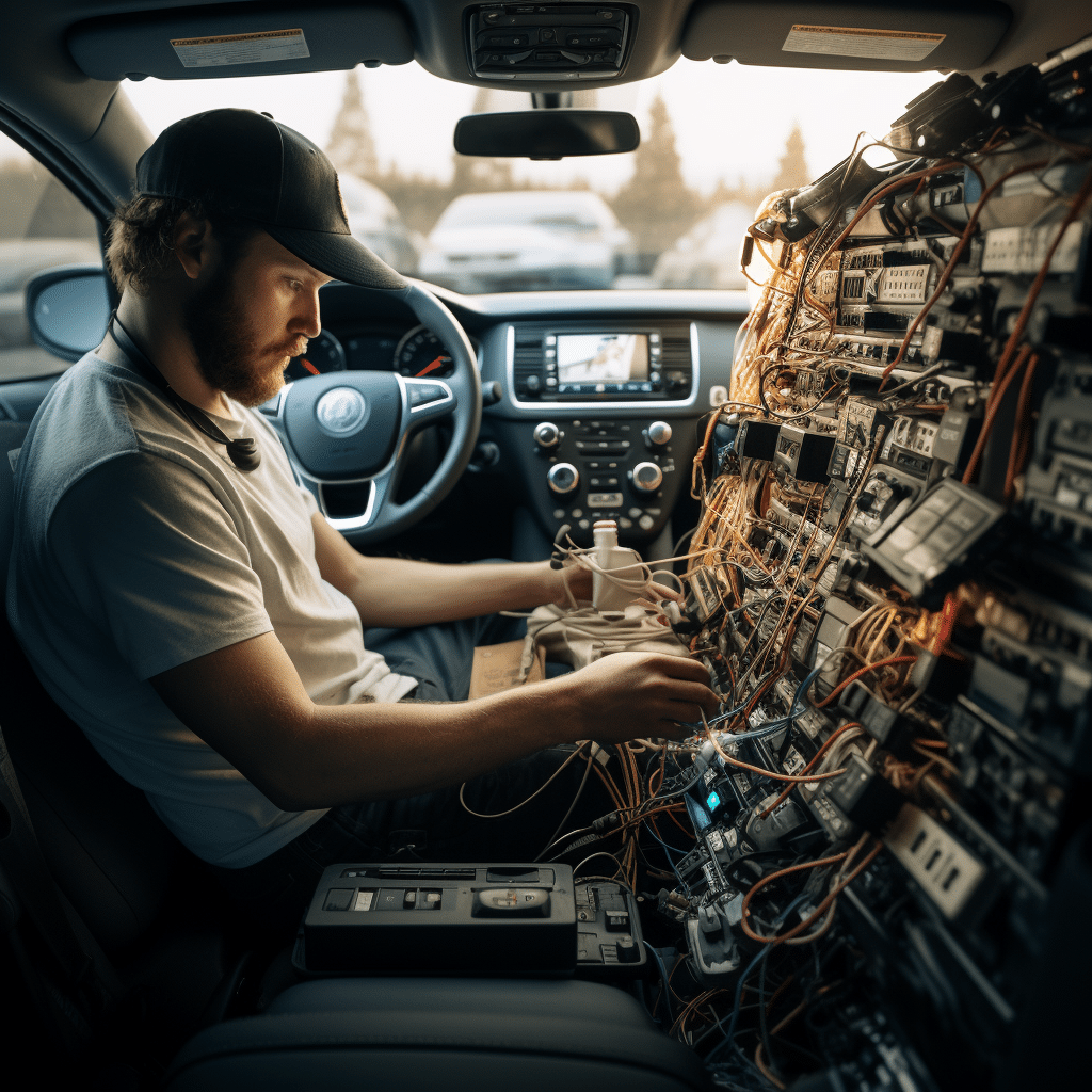 Car electronics installation