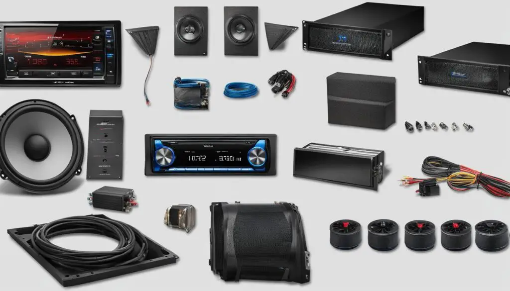 car audio system components