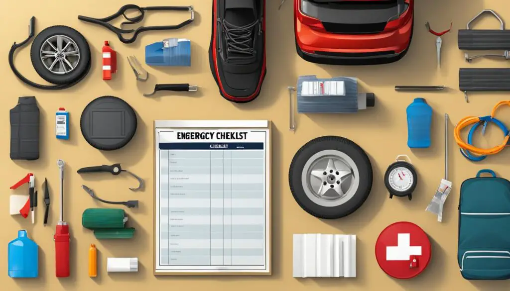 vehicle emergency checklist