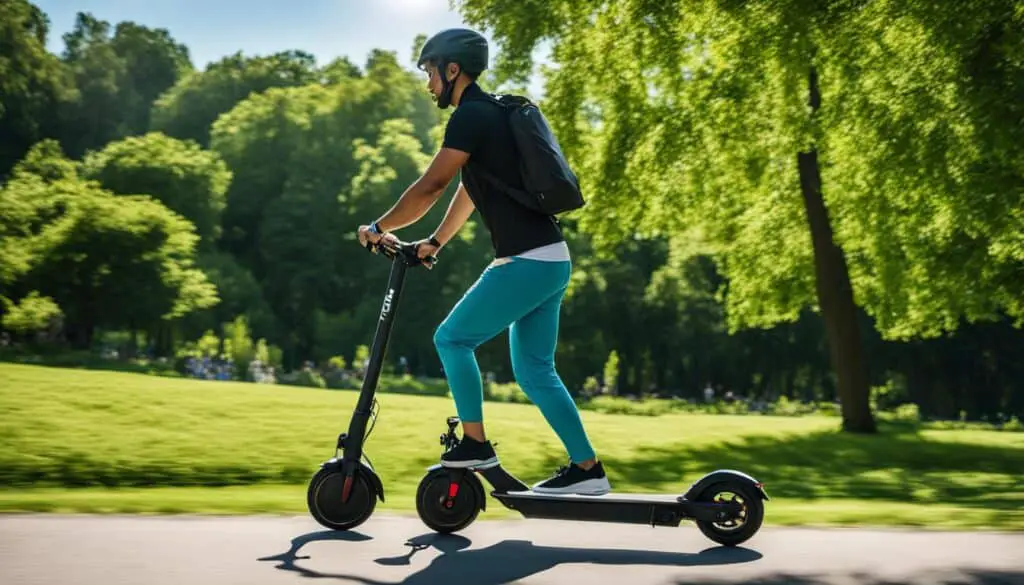 Health and Fitness with E-scooters