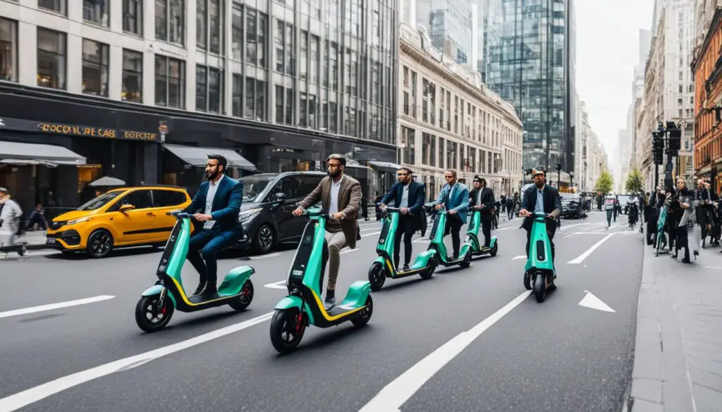 Reduced Traffic Congestion with E-scooters