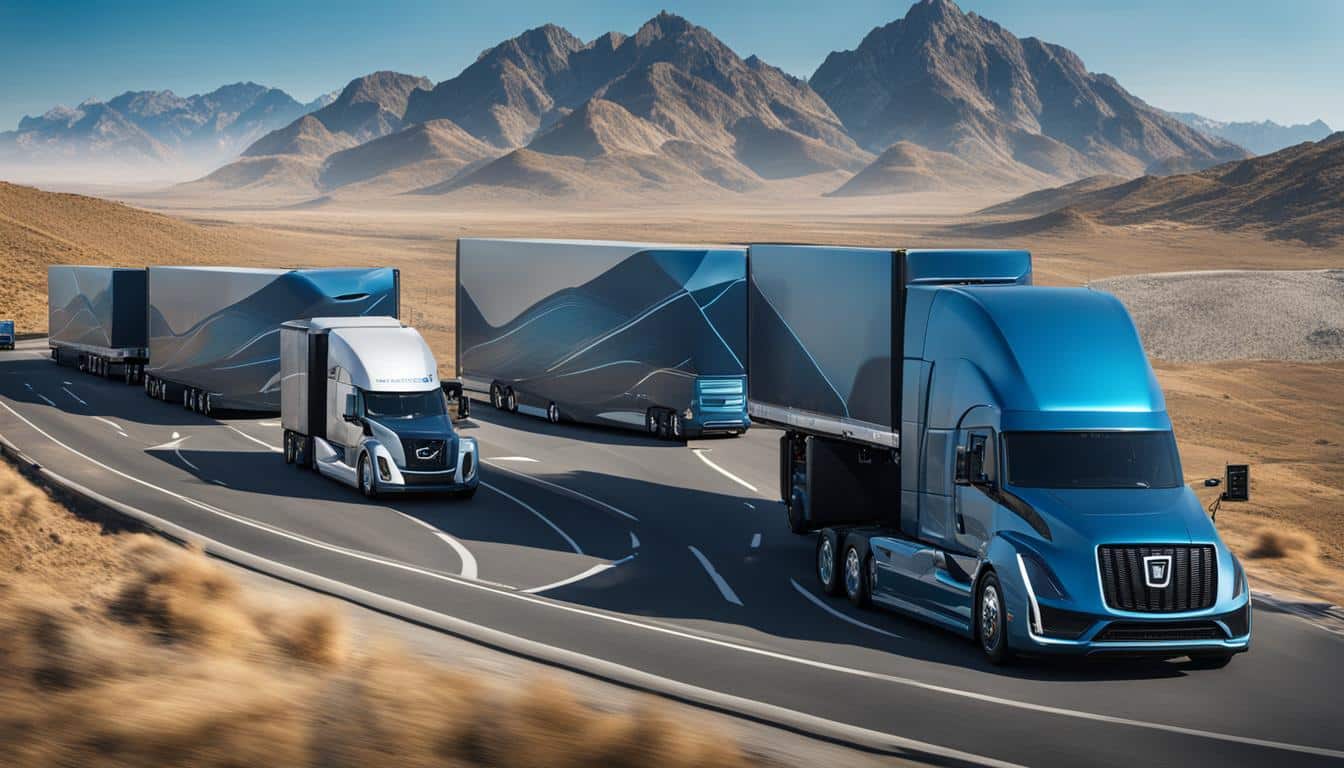 developments in autonomous trucking and logistics