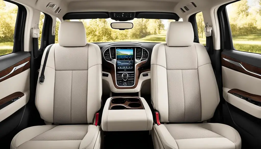 interior space and comfort of family SUVs