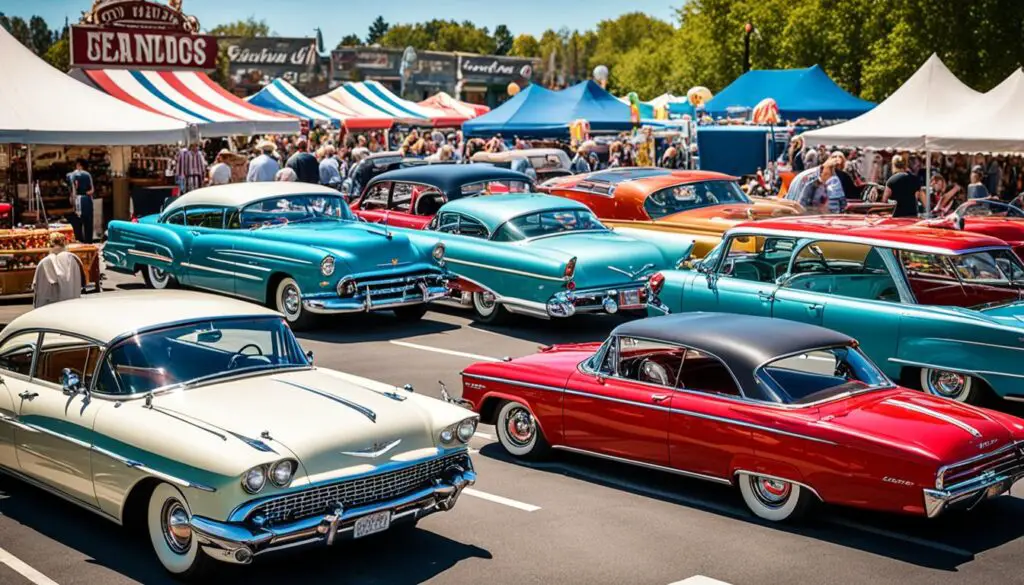 expect at a vintage car show