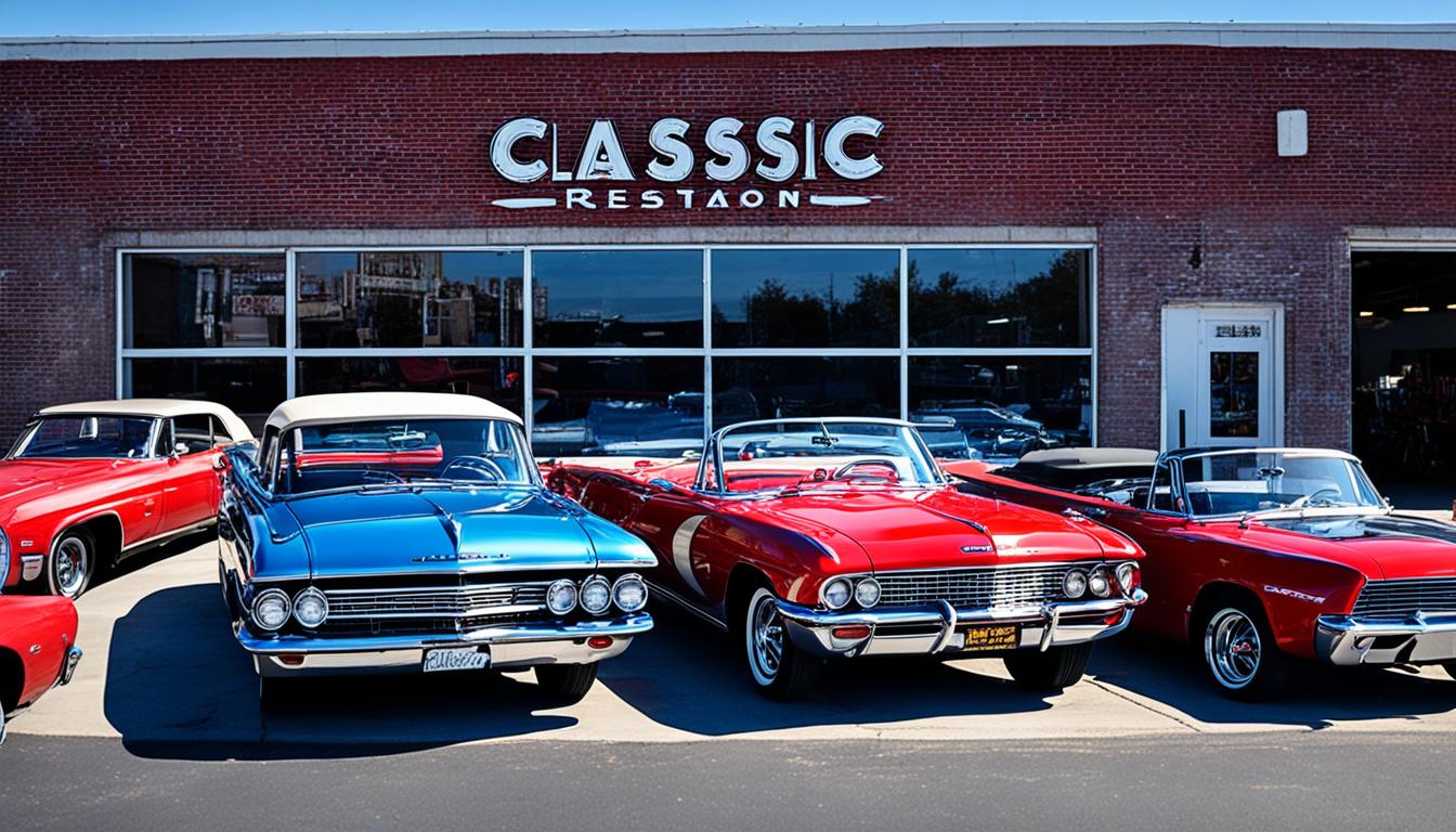 Classic car restoration shops