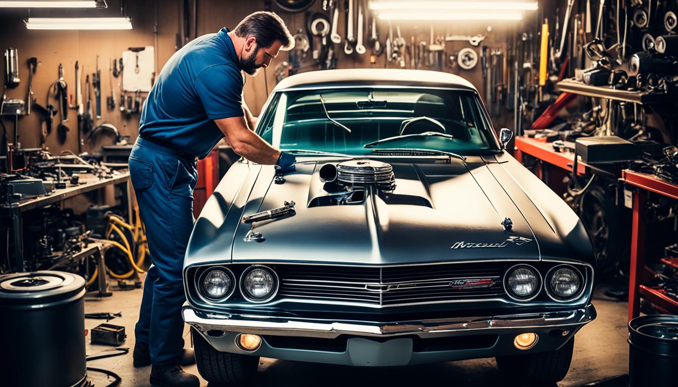 Muscle car restoration projects